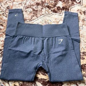 GymShark Vital Seamless Leggings - Blue Marl